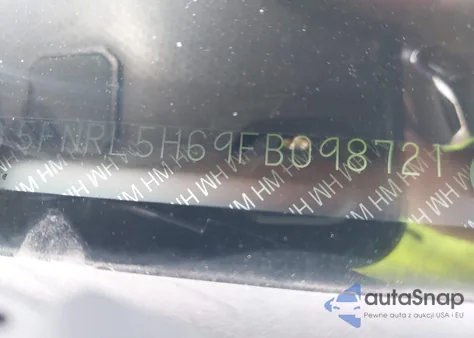 2015 Honda Odyssey Ex-L из США, поврежденный, VIN 5FNRL5H69FB098721